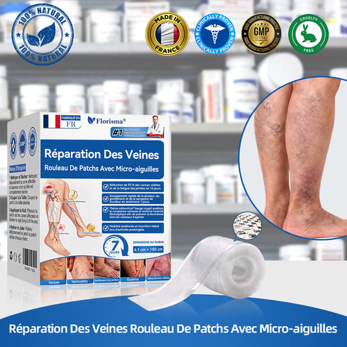 🌼💖𝐅𝐥𝐨𝐫𝐢𝐬𝐦𝐚®𝐑é𝐩𝐚𝐫𝐚𝐭𝐢𝐨𝐧 𝐃𝐞𝐬 𝐕𝐞𝐢𝐧𝐞𝐬 𝐑𝐨𝐮𝐥𝐞𝐚𝐮 𝐃𝐞 𝐏𝐚𝐭𝐜𝐡𝐬 𝐀𝐯𝐞𝐜 𝐌𝐢𝐜𝐫𝐨-𝐚𝐢𝐠𝐮𝐢𝐥𝐥𝐞𝐬⚡Soulagement immédiat, résultats à long terme