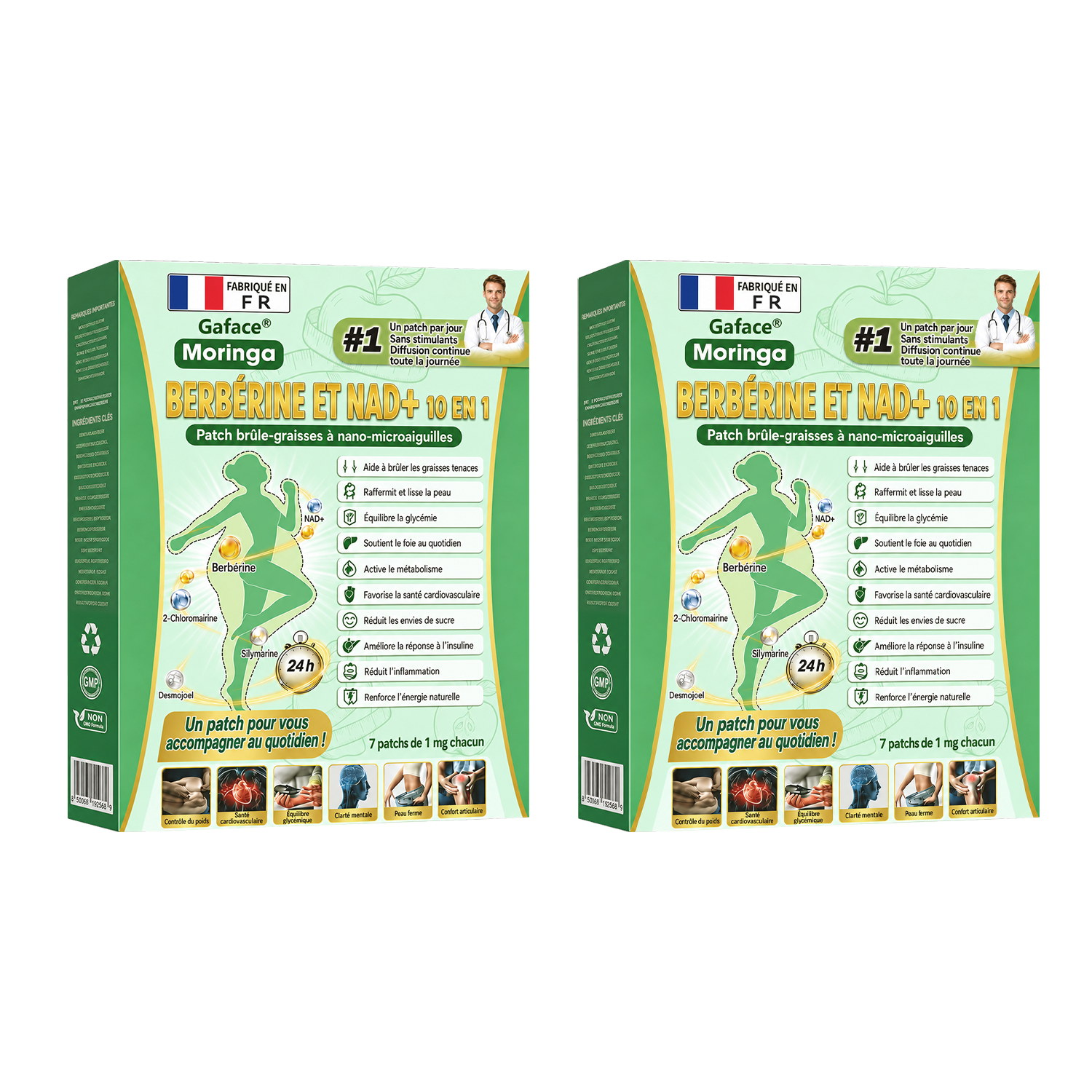 ✅ 2 boîtes – Jusqu’à 9 kg