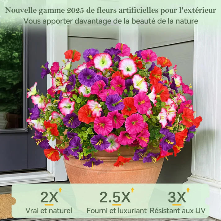 🍁💖🔥Dernier jour : 60 % de réduction🔥 Fleurs de pétunias artificielles résistantes aux UV 2026