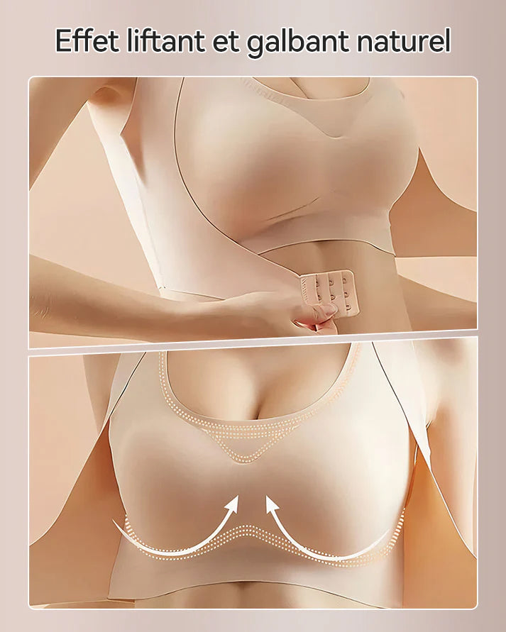 Vnproo®🍁💖Soutien-Gorge De Posture Sans Armatures À Fermeture Avant Et Dos Croisé