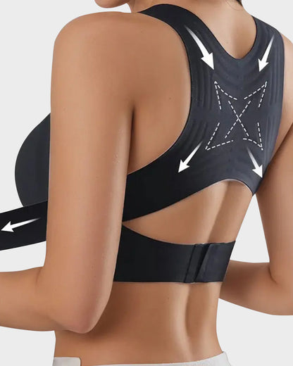 Vnproo®🍁💖Soutien-Gorge De Posture Sans Armatures À Fermeture Avant Et Dos Croisé