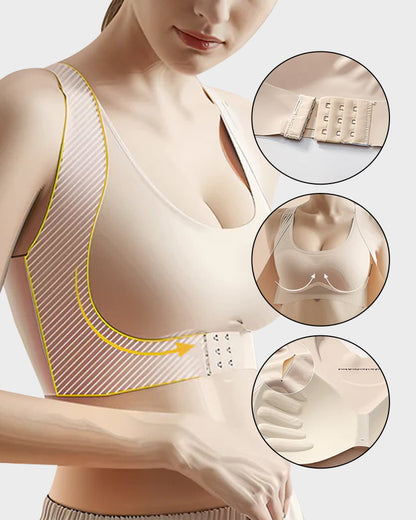 Vnproo®🍁💖Soutien-Gorge De Posture Sans Armatures À Fermeture Avant Et Dos Croisé