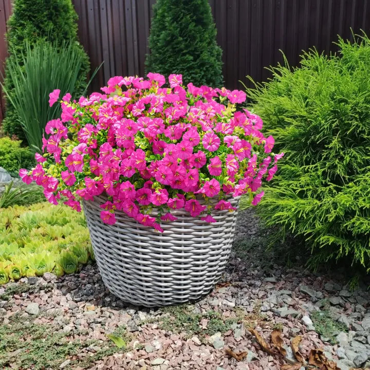 🍁💖🔥Dernier jour : 60 % de réduction🔥 Fleurs de pétunias artificielles résistantes aux UV 2026